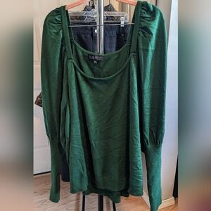 NWT Eloquii Green Sweater